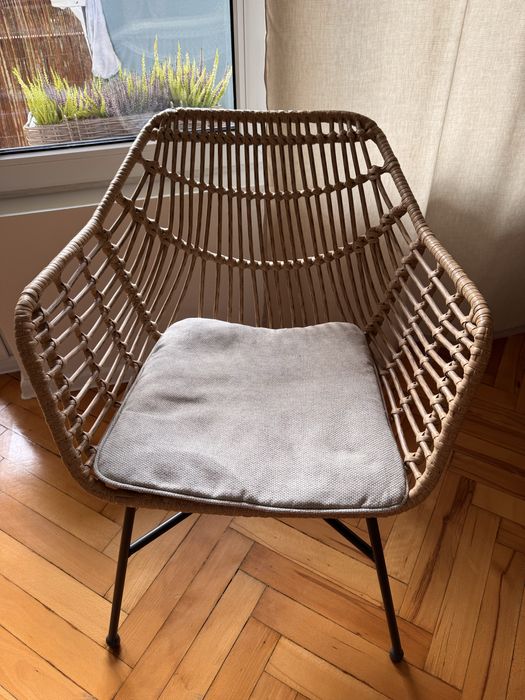 Krzesło fotel technorattan