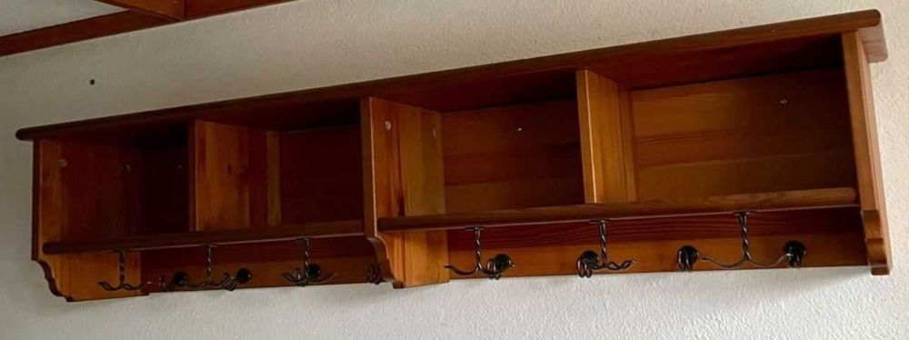 IKEA Leksvik estante suspensa madeira