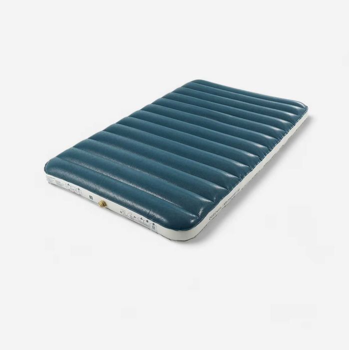 colchão, saco-cama, almofada de campismo e bomba elétrica QUECHUA