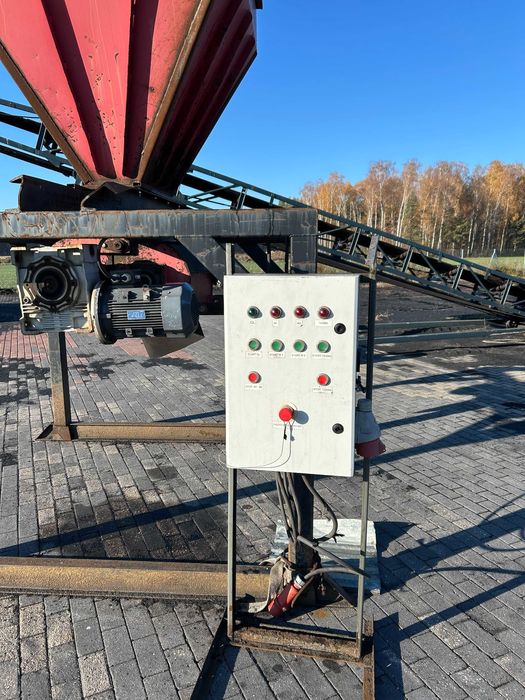 Kruszarka do węgla, dwa taśmociągi w zestawie