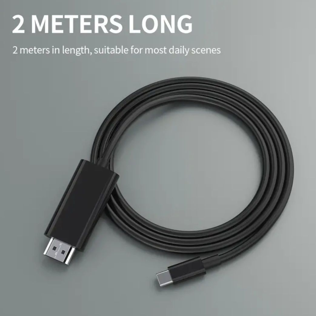 Kabel USB typu C do HDTV długość 2M
