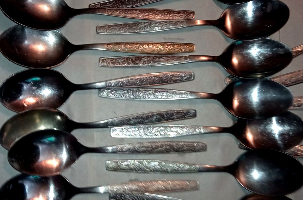 Ложки СССР. Разные. Нержавейка.