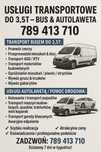 Uslugi transportowe, tranaport rzeczy, przeprowadzki, utylizacja