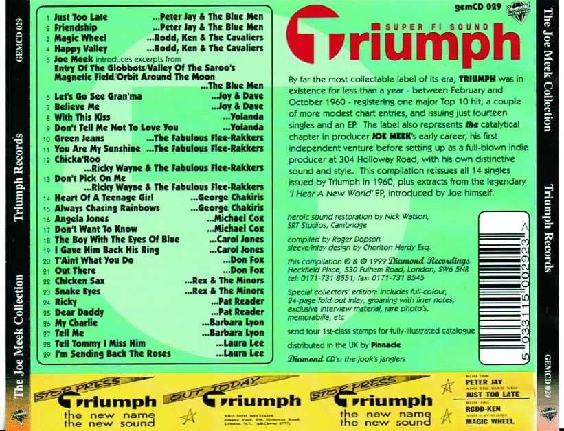 Various – Triumph Records - History Of A Label