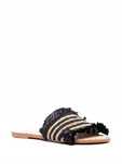 Buty damskie, klapki - MANEBI - raffia strap sandals - roz. 35 (OBW28)