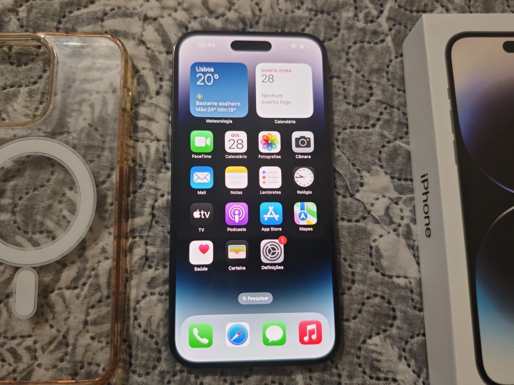 Troco/Vendo iPhone 14 Pro Max 256gb com caixa e acessórios!