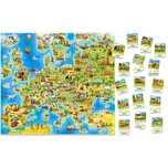 Puzzle Edukacyjne Układanka Mapa Europy 212 elementów 7+ CASTORLAND