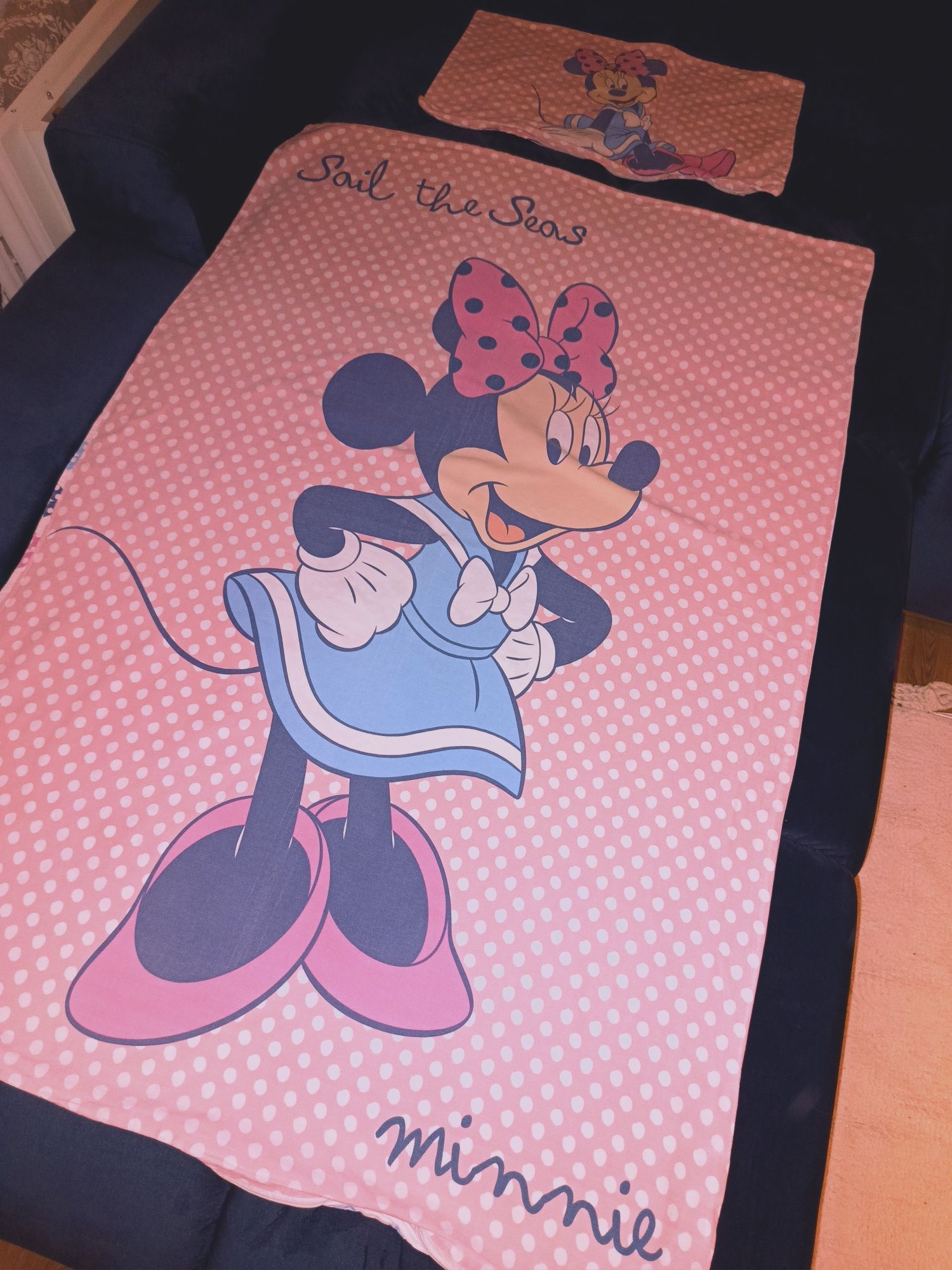 Komplet pościeli 100x135 cm bawełna Mickey Mouse Minnie komplet