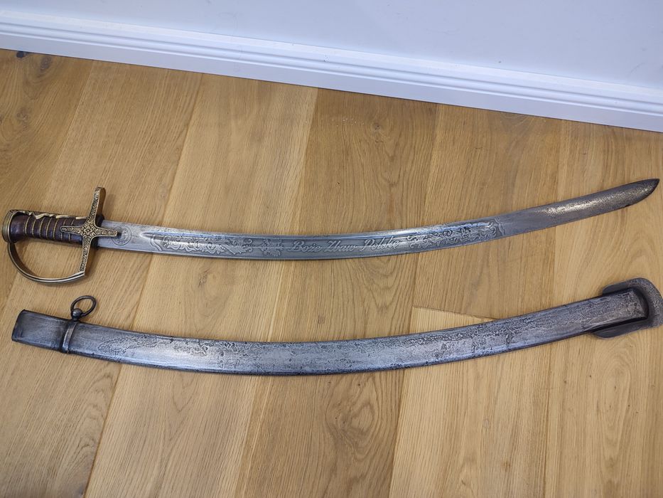 Polska szabla powstanie styczniowe Boże zbaw Polskę