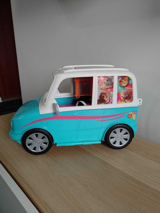 Barbie kamper z pieskami , samochod