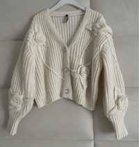 Sweter kardigan S/M/L z roza zara cocomore by me