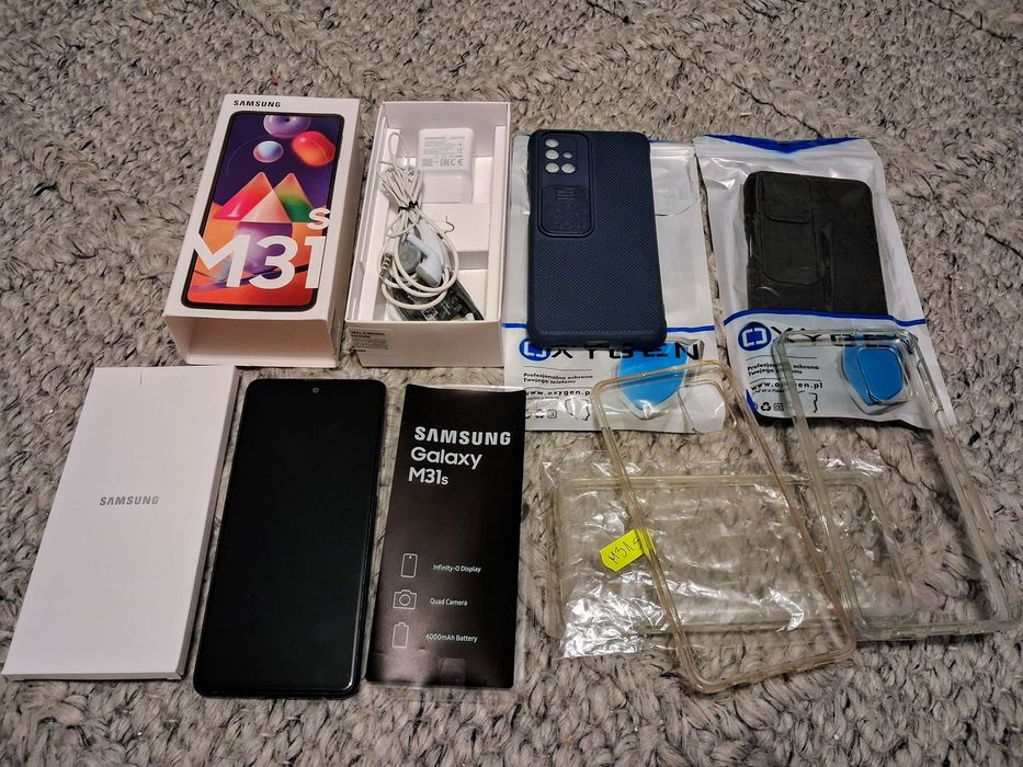 Smartfon SAMSUNG Galaxy M31s 6/128GB 6.5" niebieski plus Etui gratis