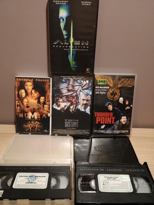 Zestaw 6 kaset VHS