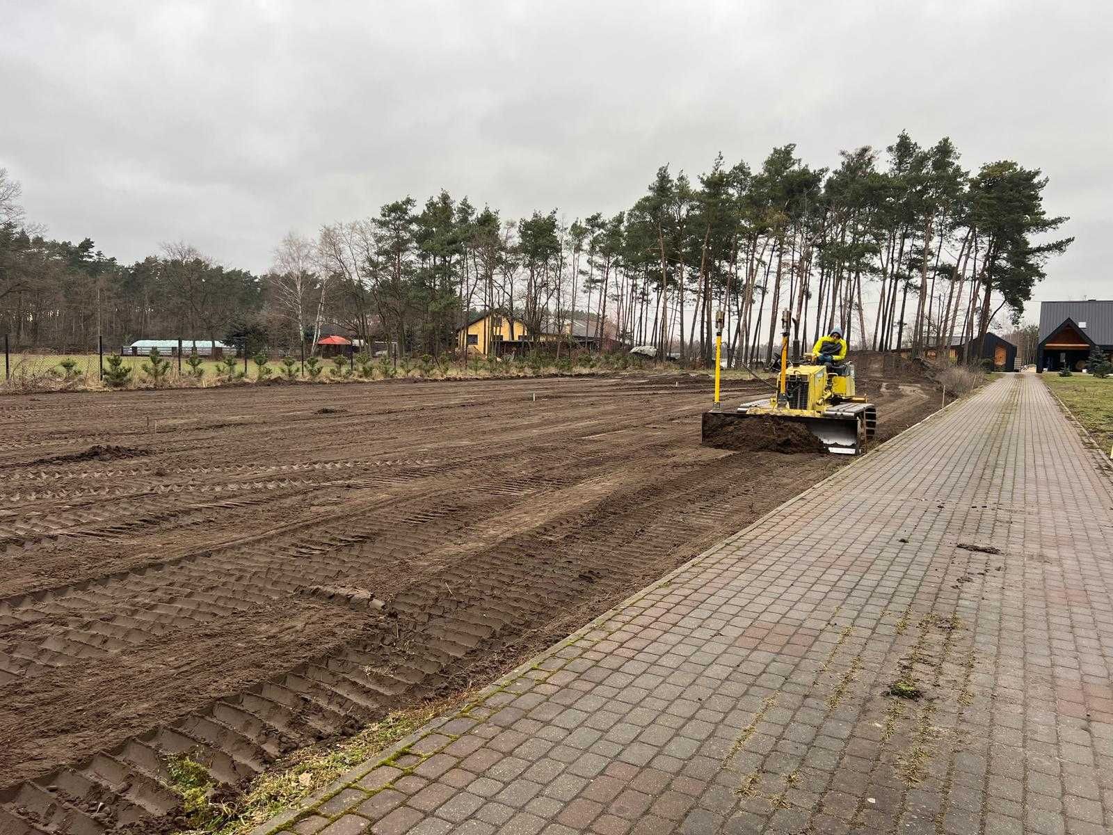 ziemia przesiewowa, równanie ziemi, usługi glebogryzarką