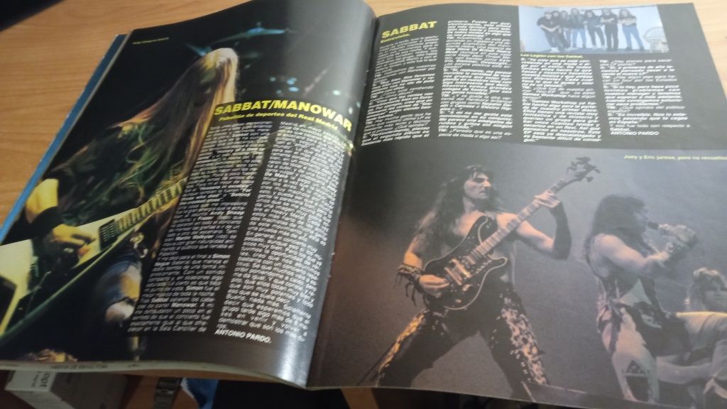 (troca) Revista Thrash 1989 Kreator King Diamond