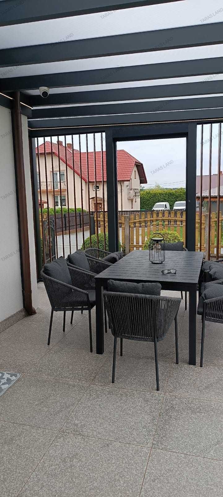 Zadaszenie tarasu, pergola, ogród szklany, patio, oranżeria
