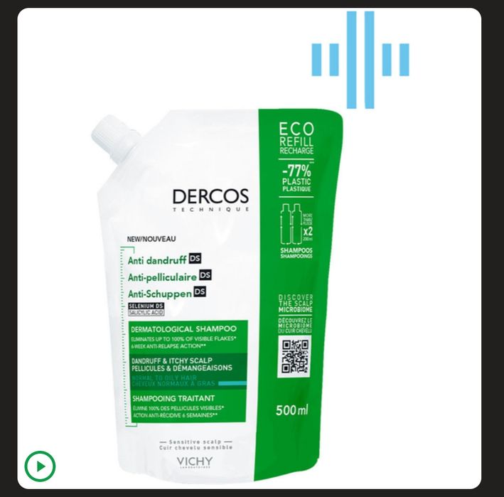 Дерматологічний шампунь Vichy Dercos