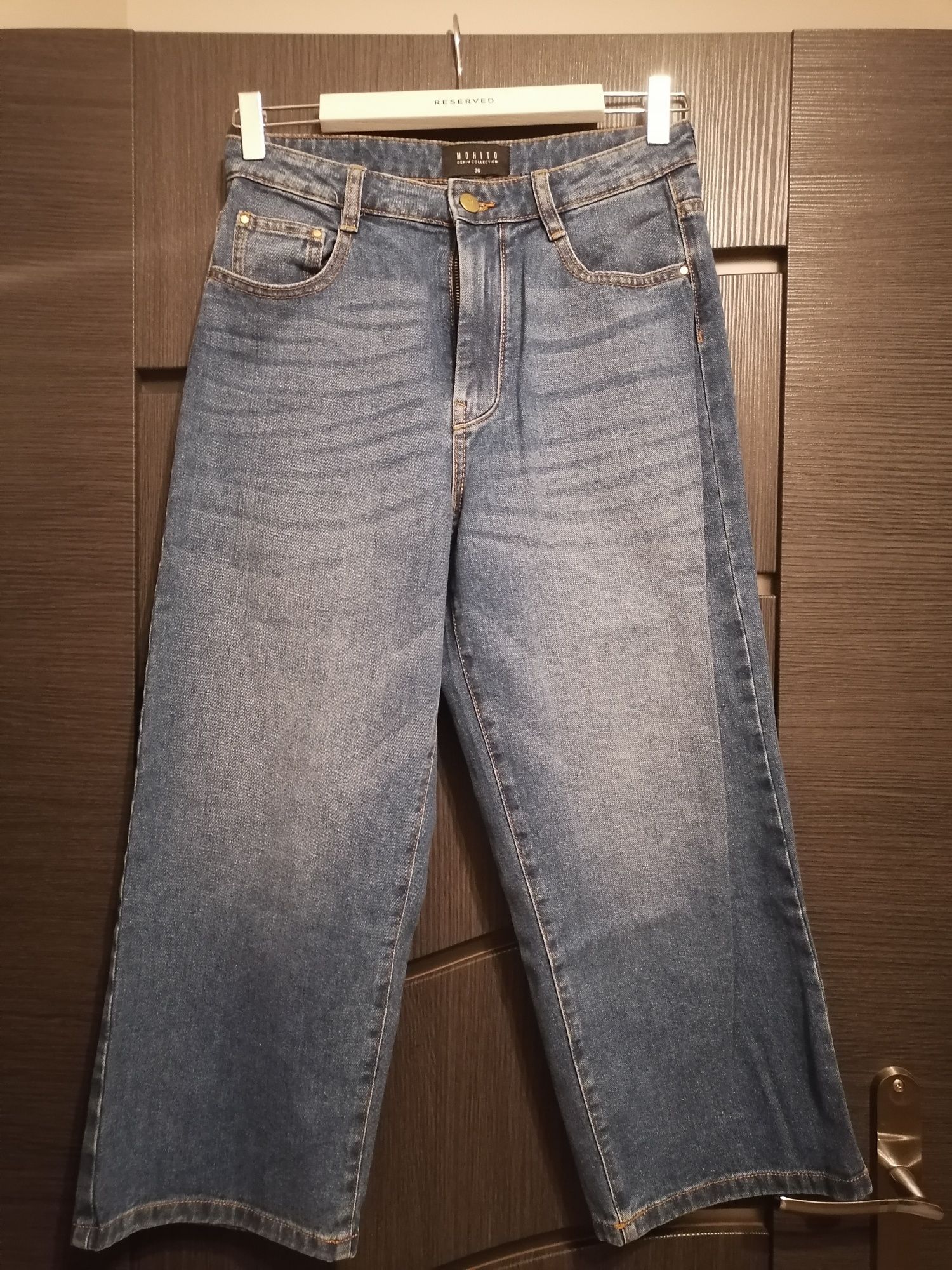 Mohito jeansy proste nogawki 7/8 r.36
