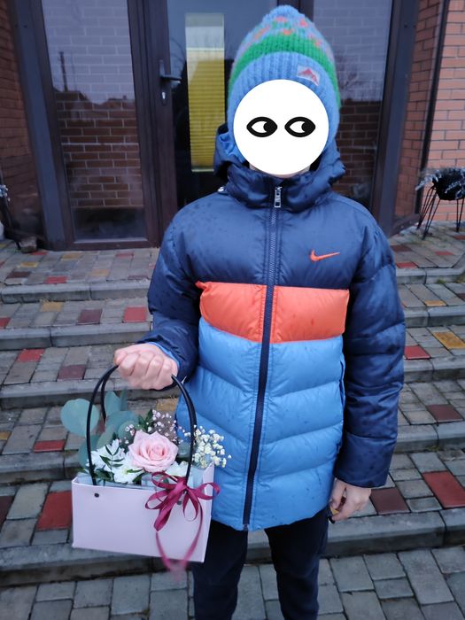 Пуховик nike L дитячий