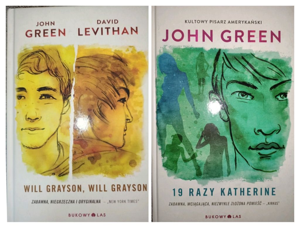 2 x John Green Will Grayson, Will Grayson 19 razy Katherine