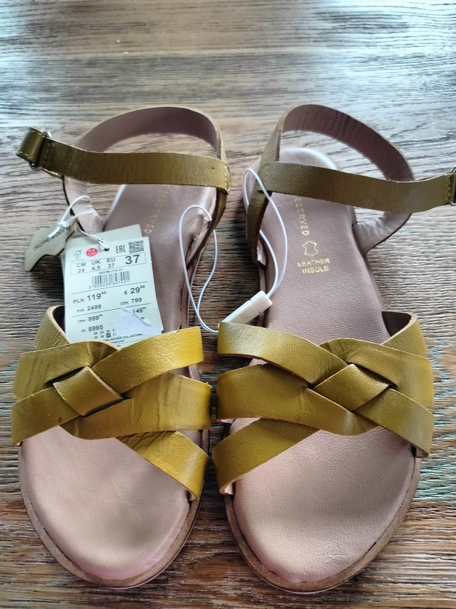 Sandały damskie Reserved r.37