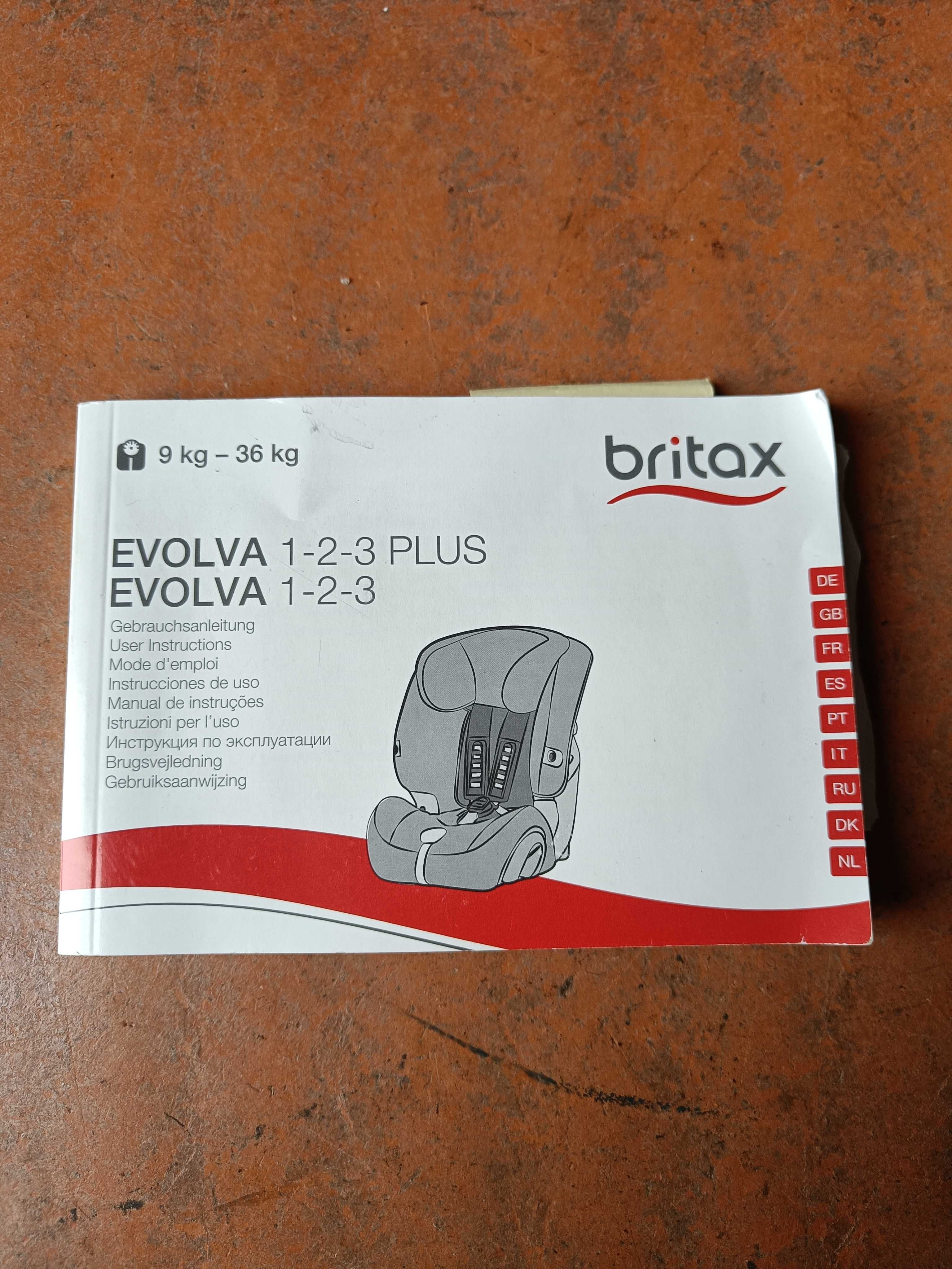 Cadeiras auto Britax Römer Evolva 1/2/3