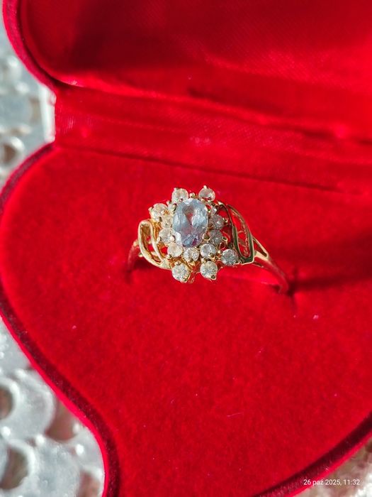 OKAZJA Piękny złoty pierścionek 585 r.22