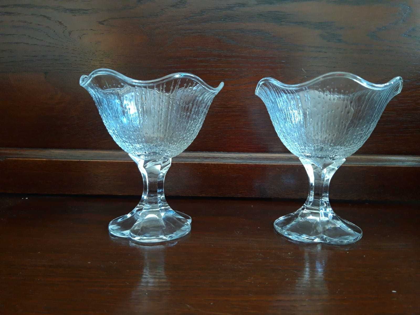 Szklane Pucharki 2 sztuki Ząbkowice