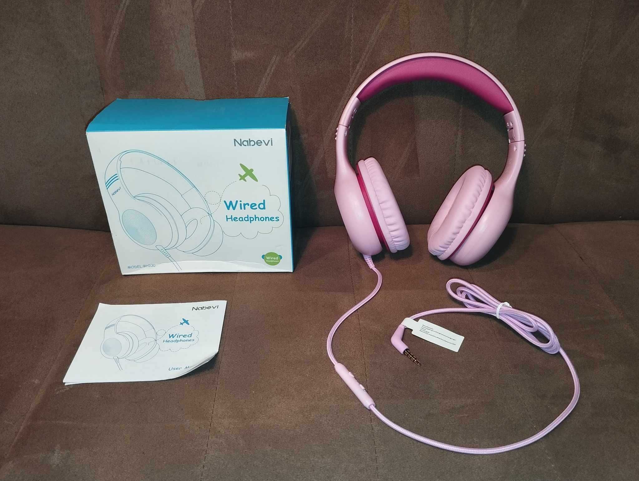 Słuchawki NABEVI BH100 - Różowe