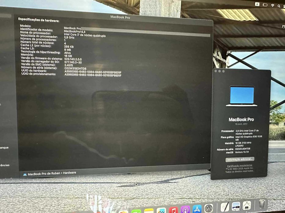 vendo macbook pro 2017