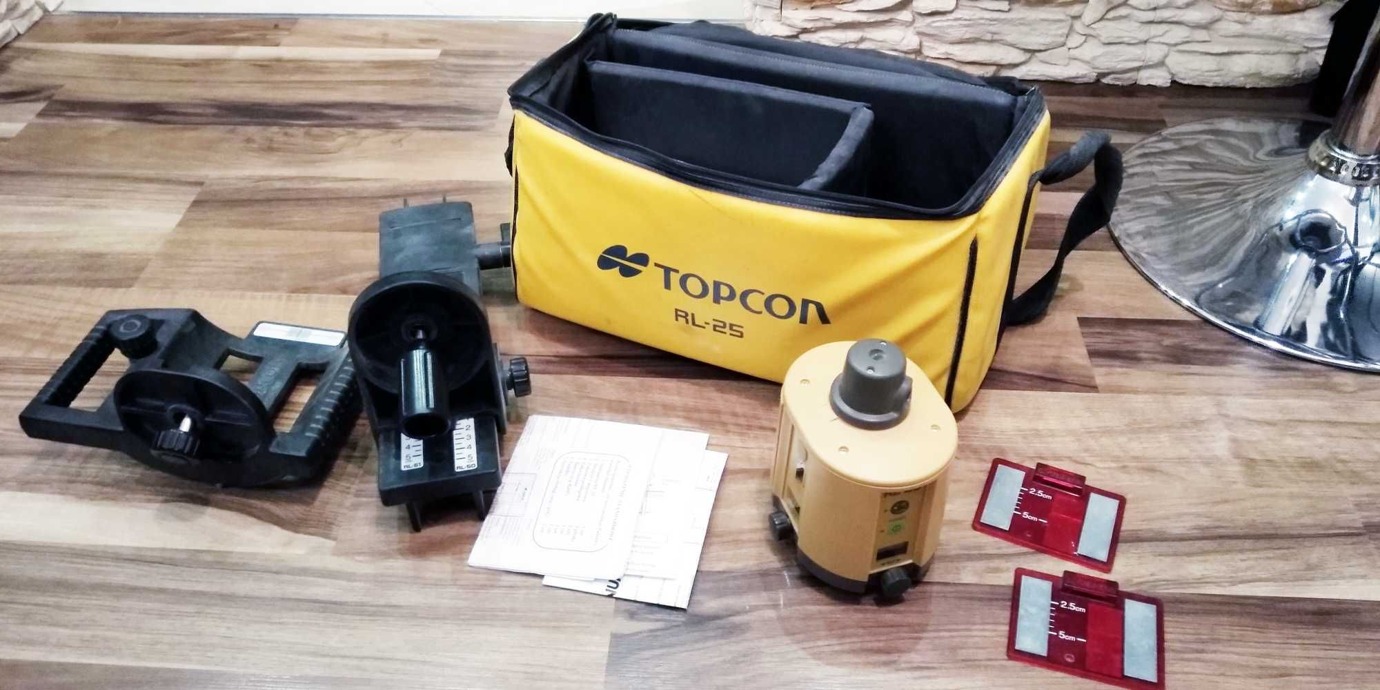 TOPCON RL-25 professional niwelator rotacyjny laserowy