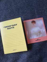 Polaroid Karta I.M Changkyun Monsta X + Notes kpop