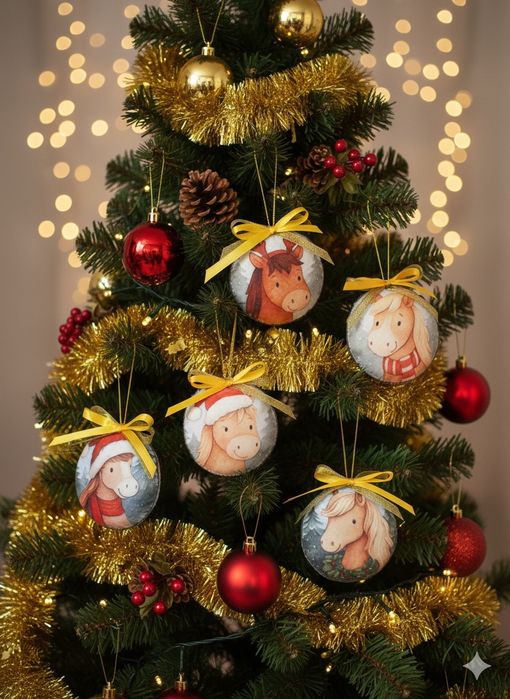 Іграшки на ялинку з фетру