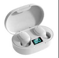 Nowe słuchawki bezprzewodowe bluetooth białe