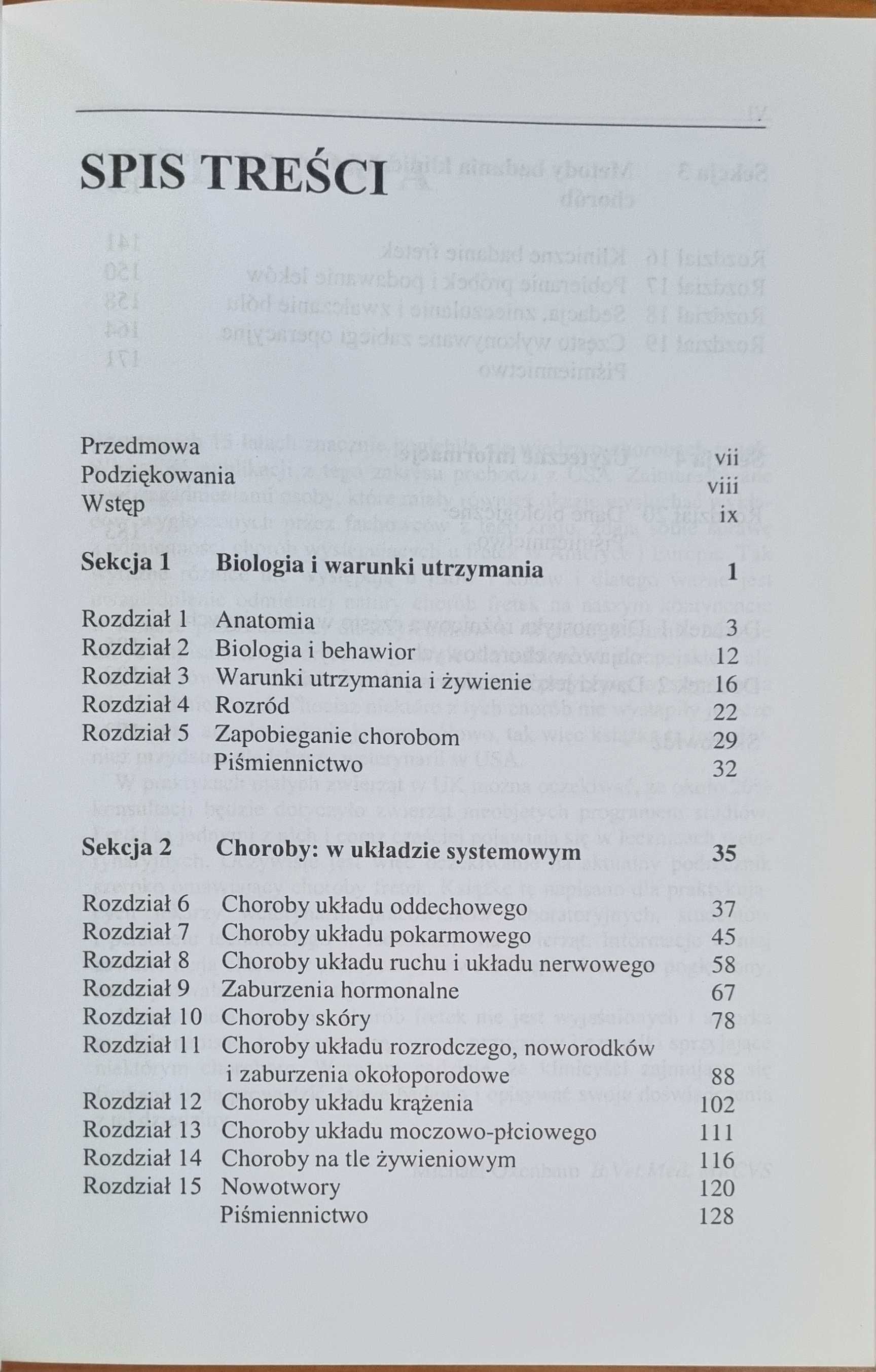 Fretki : warunki zdrowotne, hodowla, rozpoz. i lecz. chorób - M. Lloyd