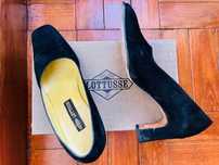 Sapatos Lotusse - camursa - senhora - 37