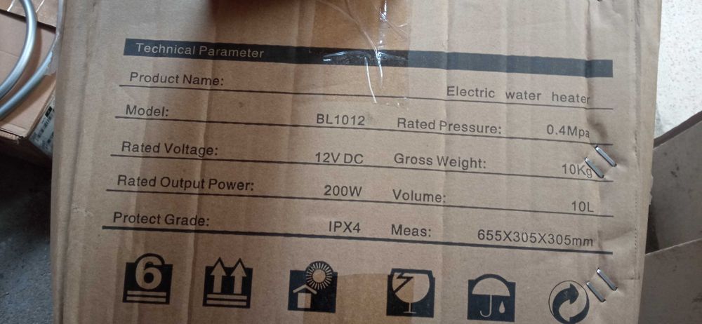 Caldeira 10litros a 12v