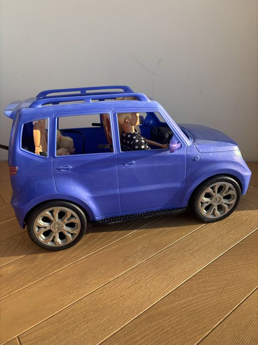 Auto samochód barbie fioletowy duży suv MATTEL