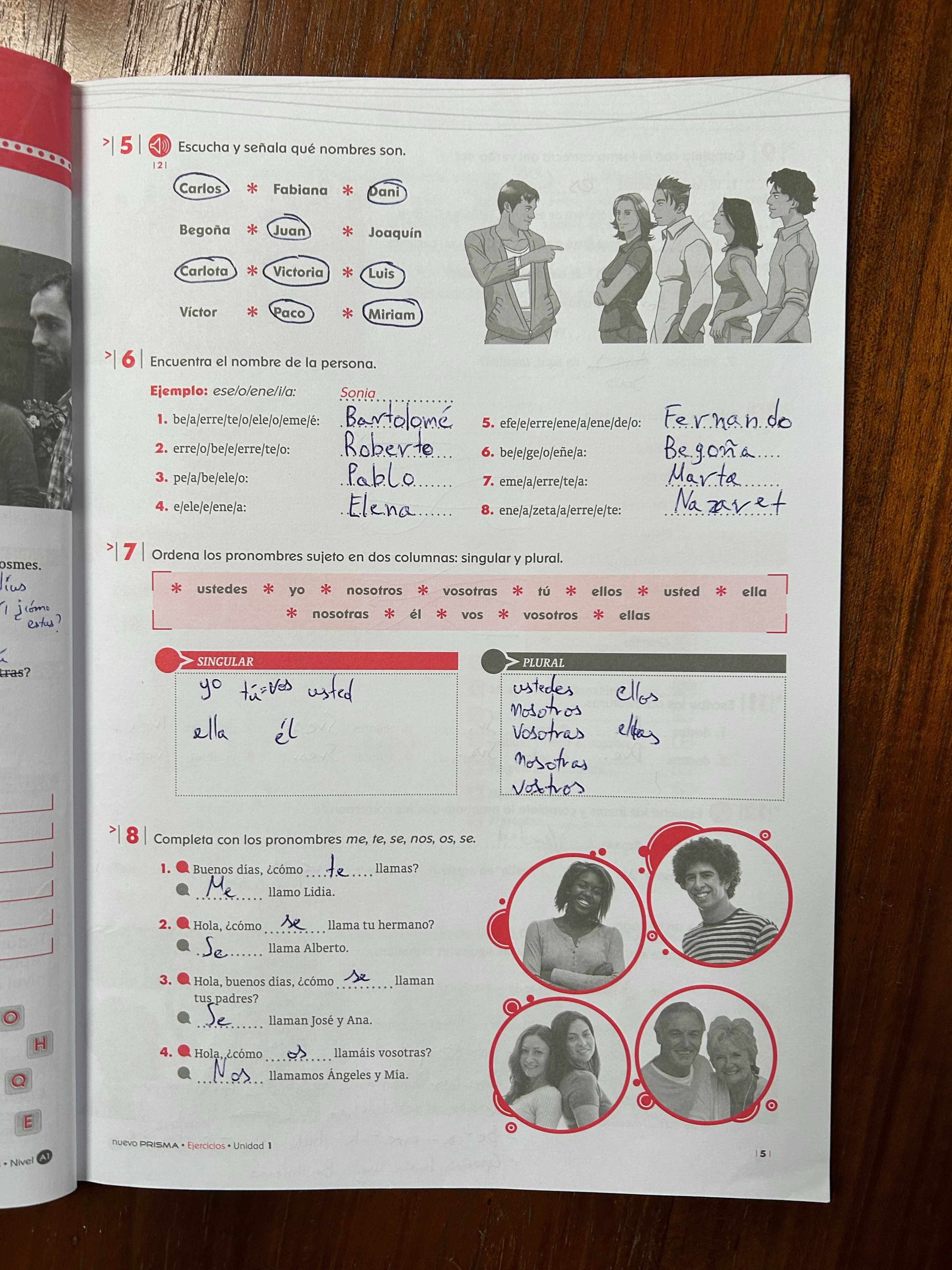 Nuevo Prisma A1 Libro de Ejercisios Edi-numen - Zeszyt Ćwiczeń