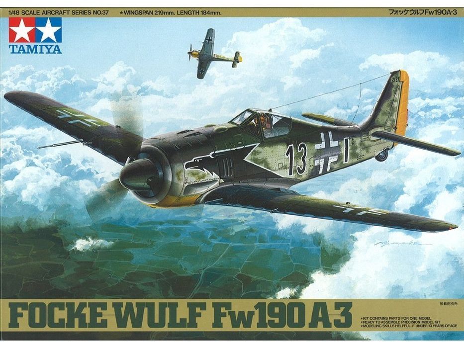 Tamiya 61037 Focke-Wulf Fw190 A-3 1/48 model do sklejania