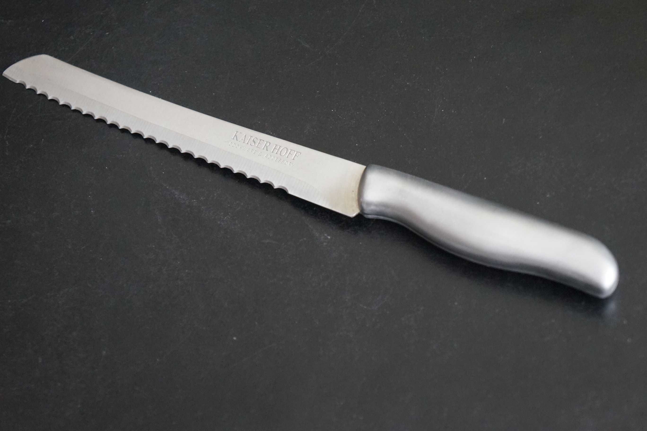 Kaiser Hoff - Nóż z ząbkami cały stalowy-sygnowany