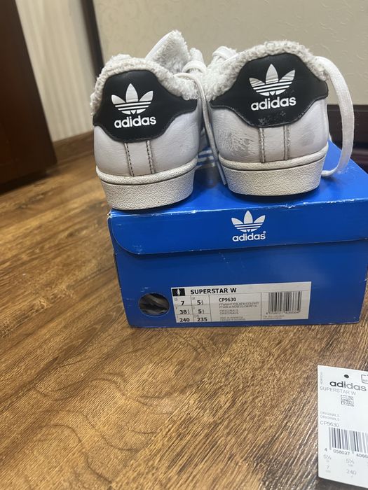 Adidas superstar зимові утеплені оригінал