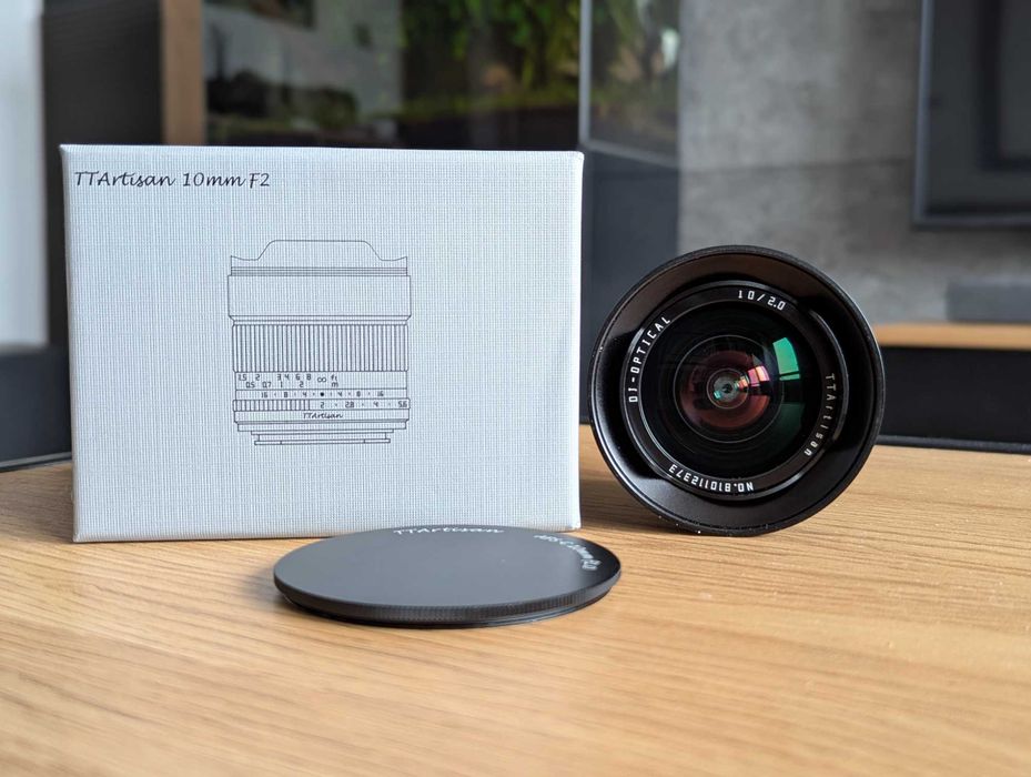 TTArtisan 10mm f2 Canon RF - Ultraszeroki Kąt Jak Nowy!