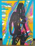 Akt akty kobieta anioł DUŻY 100x70cm