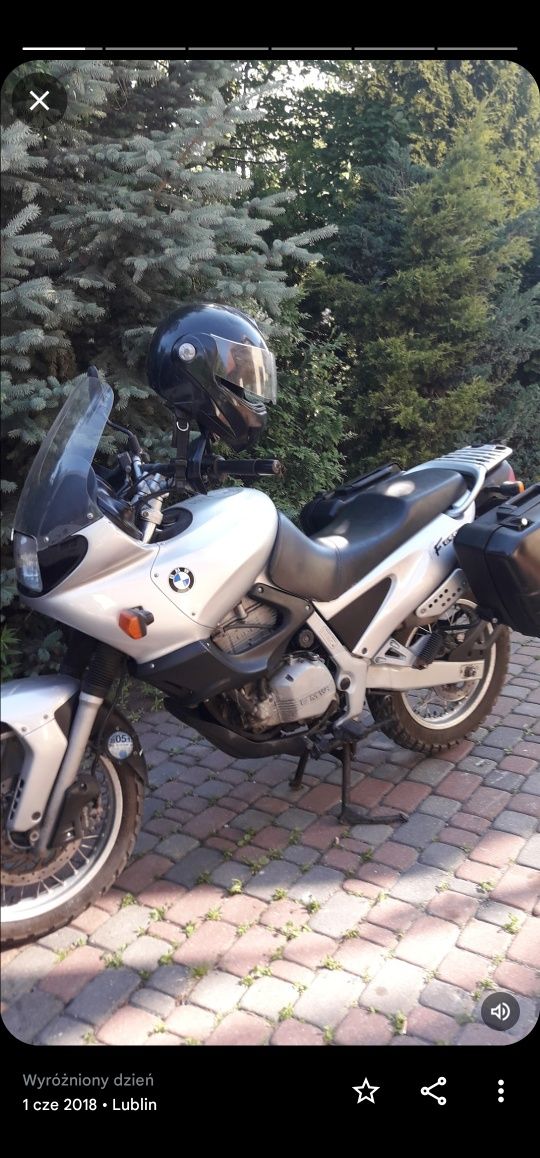 Bmw f 650  99r  uszkodzony