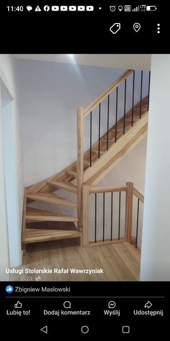 Schody drewniane