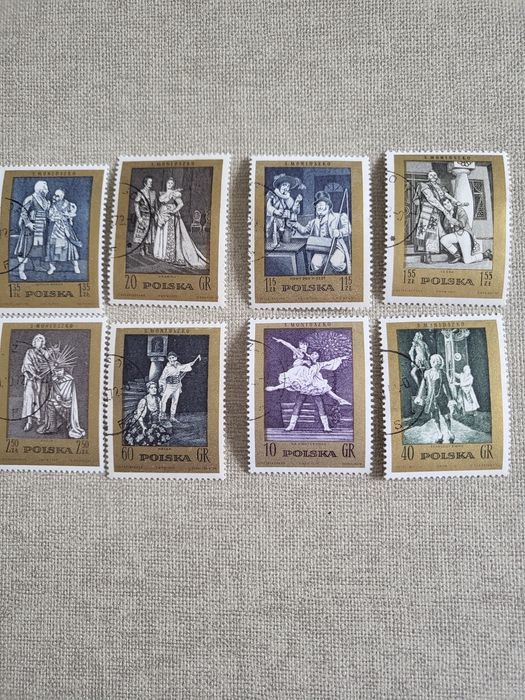 Znaczki pocztowe stemplowane Moniuszko