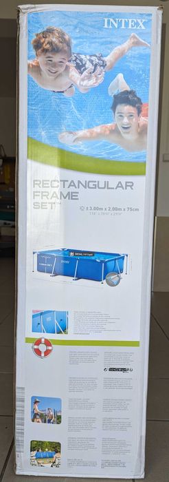 Piscina Intex,retangular,3mx2mx0,75m