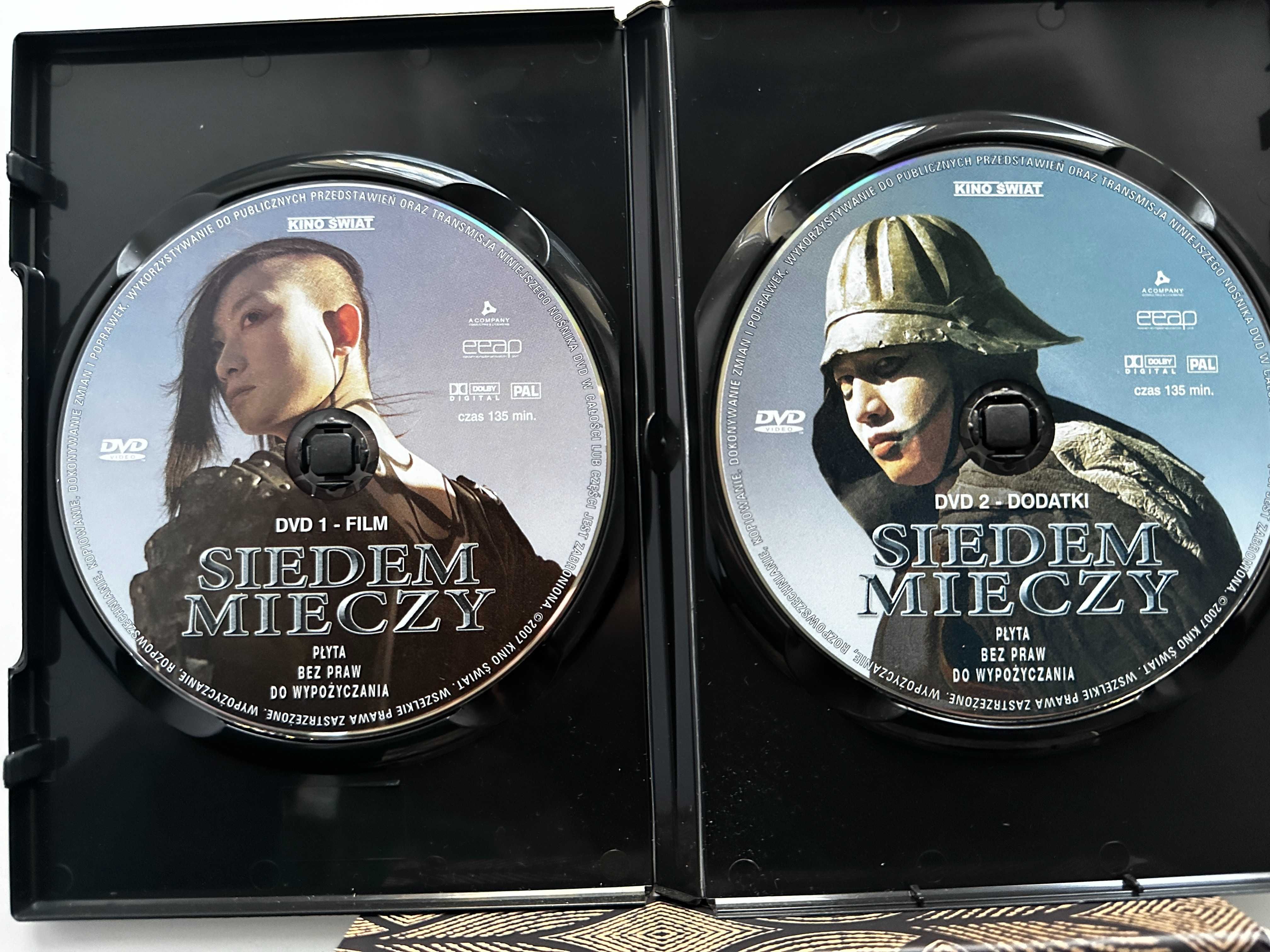 SIEDEM MIECZY Film 2*DVD z prywatnej domowej kolekcji