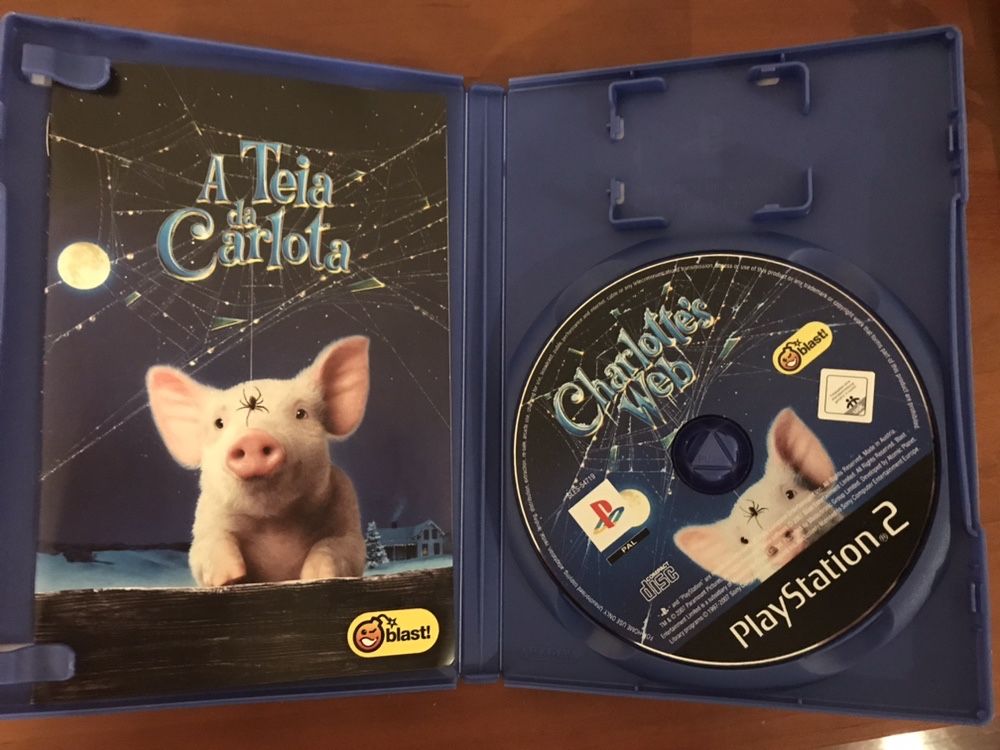 Jogo “A Teia da Carlota” PS2